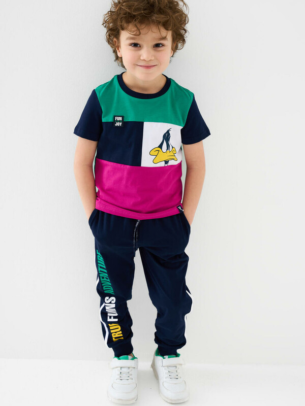 Комплект трикотажный для мальчиков: фуфайка (футболка), брюки