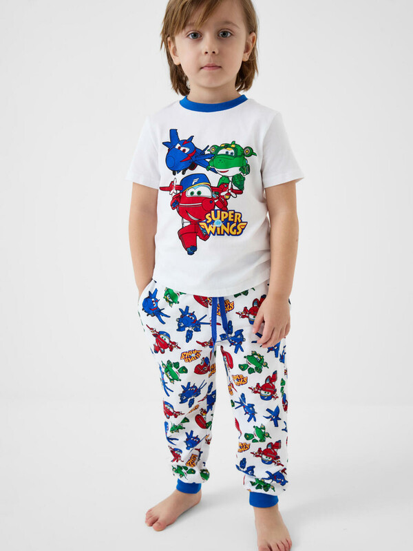 Комплект трикотажный для мальчиков: фуфайка (футболка), брюки