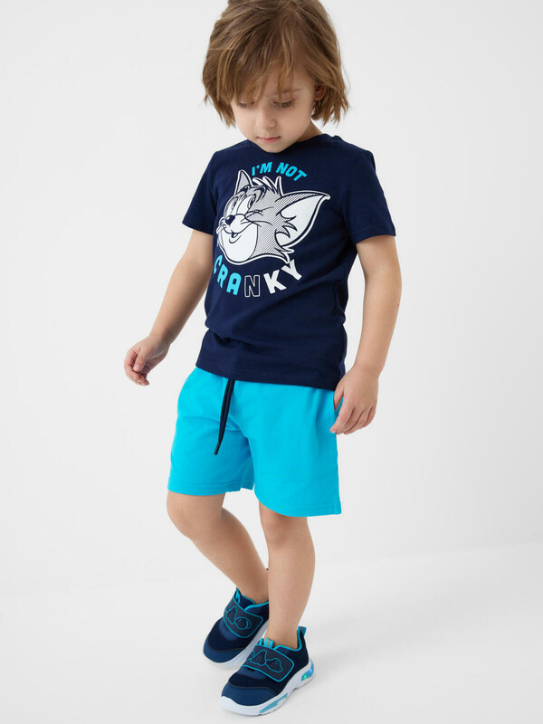 Комплект трикотажный для мальчиков: фуфайка (футболка), шорты