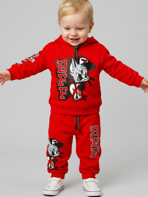 Комплект детский трикотажный для мальчиков: толстовка, брюки