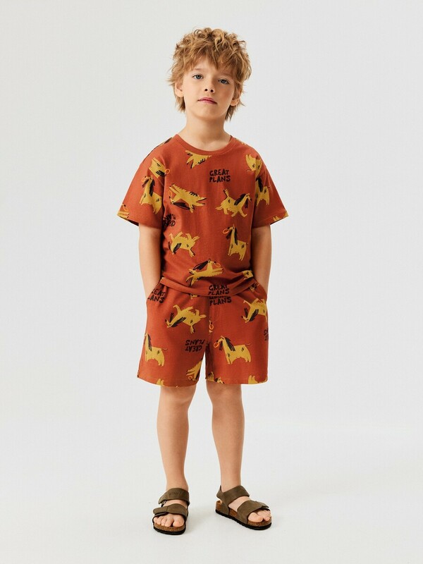 Набор детский для мальчиков ((1)футболка и (2)шорты) Hoste_set