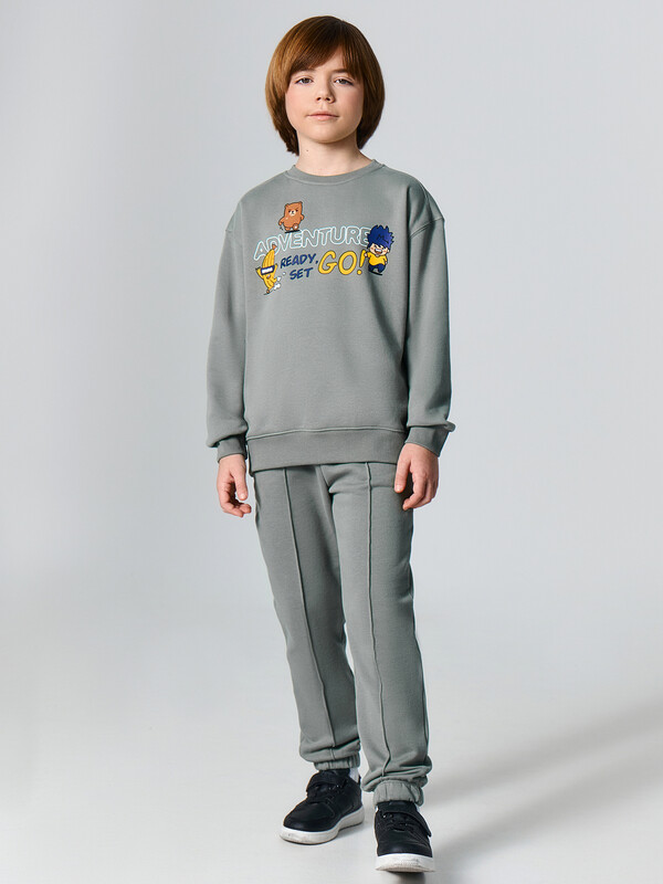 КОМПЛЕКТ ДЛЯ МАЛЬЧИКОВ (ДЖЕМПЕР, БРЮКИ) 393326