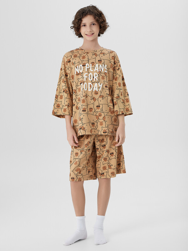 КОМПЛЕКТ ДЛЯ МАЛЬЧИКОВ (ДЖЕМПЕР, ШОРТЫ) 563339