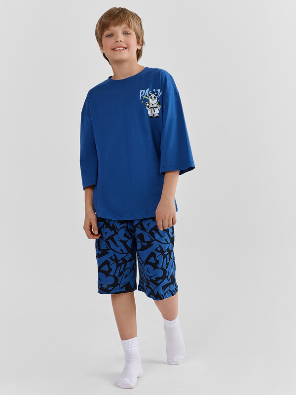 КОМПЛЕКТ ДЛЯ МАЛЬЧИКОВ (ДЖЕМПЕР, ШОРТЫ) 563339