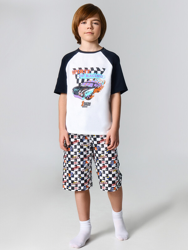 КОМПЛЕКТ ДЛЯ МАЛЬЧИКОВ (ДЖЕМПЕР, ШОРТЫ) 563340