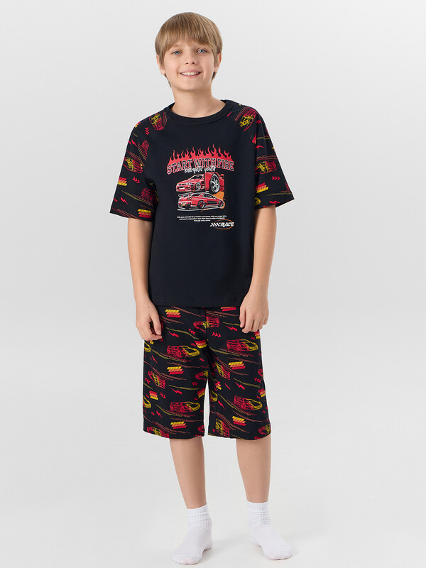 КОМПЛЕКТ ДЛЯ МАЛЬЧИКОВ (ДЖЕМПЕР, ШОРТЫ) 563340