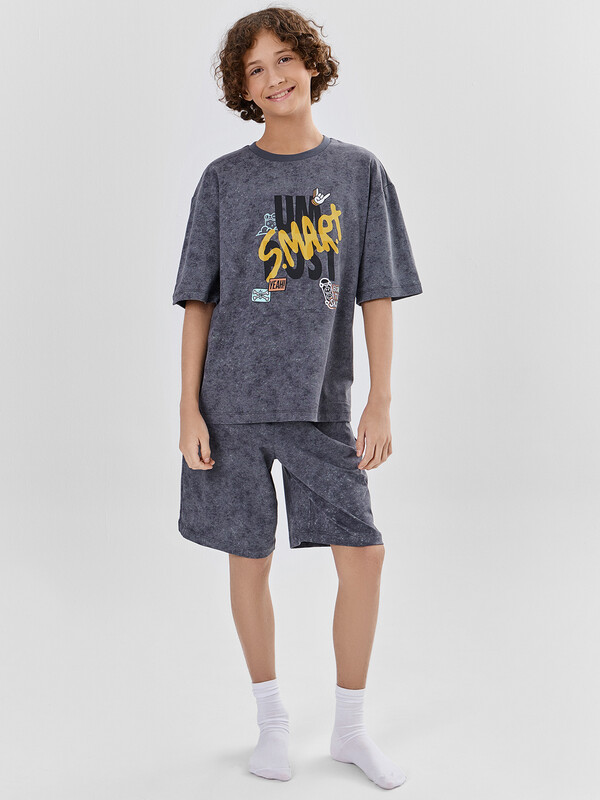 КОМПЛЕКТ ДЛЯ МАЛЬЧИКОВ (ДЖЕМПЕР, ШОРТЫ) 563341