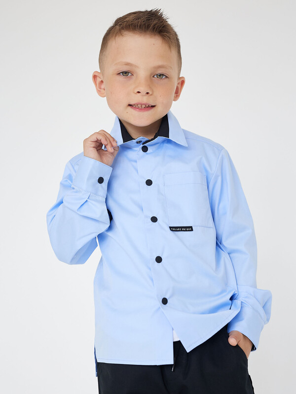 034 ш24 Рубашка для мальчика "Константин"