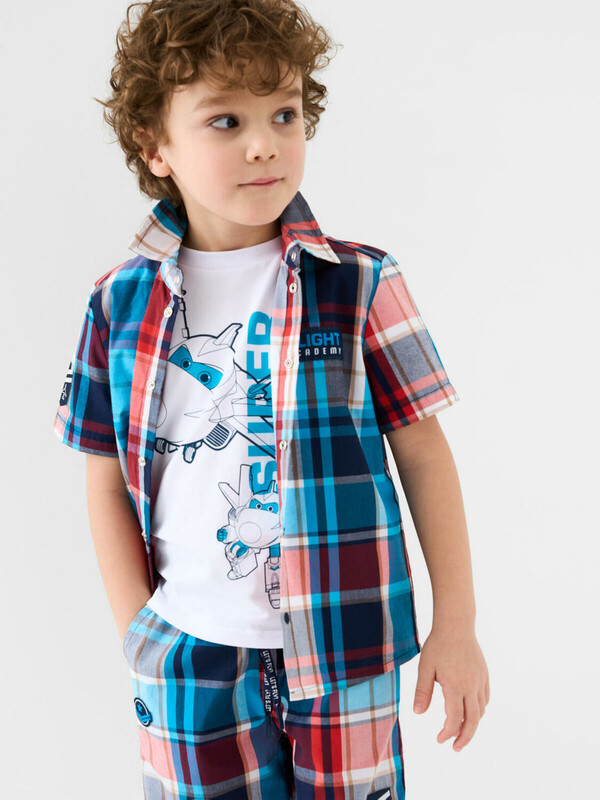 Рубашка текстильная для мальчиков