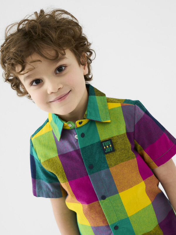 Рубашка текстильная для мальчиков