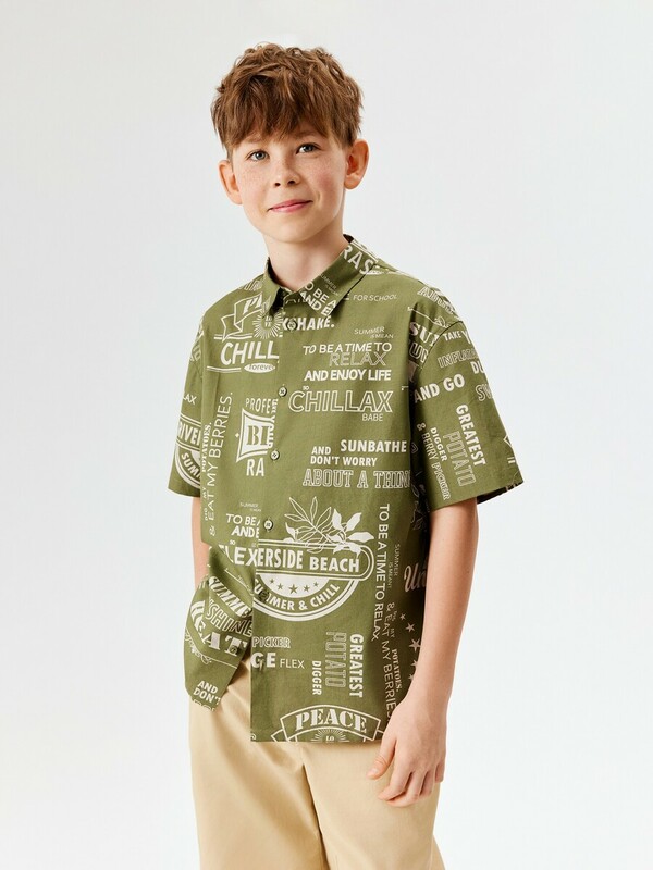 Сорочка верхняя детская для мальчиков Korsaro