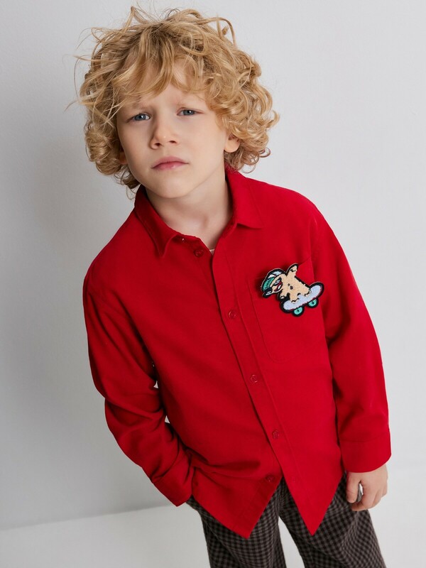 Сорочка верхняя детская для мальчиков Roberti