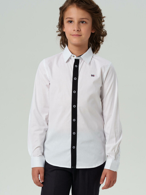 Сорочка текстильная для мальчиков (regular fit)