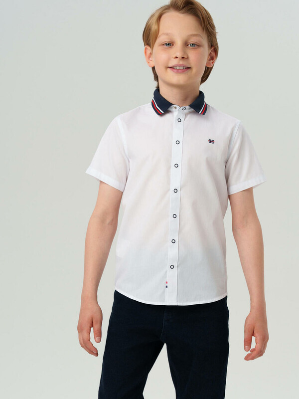 Сорочка текстильная для мальчиков (regular fit)