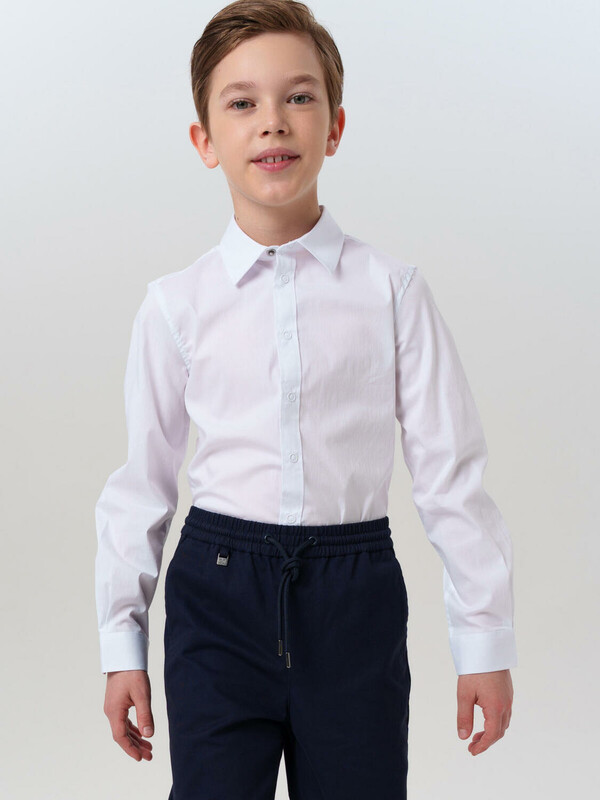 Сорочка текстильная для мальчиков (comfort fit)