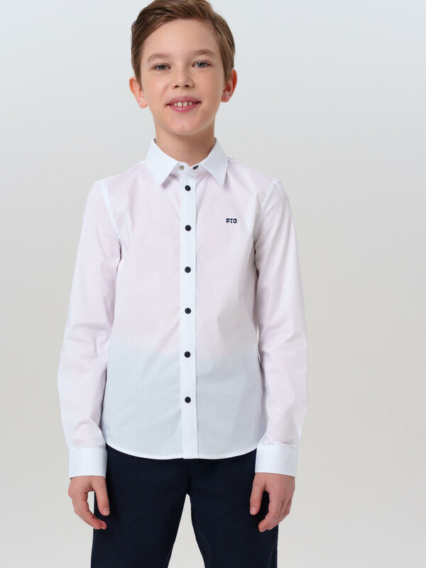 Рубашка текстильная для мальчиков (slim fit)