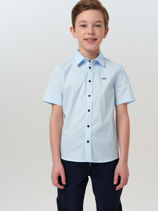 Рубашка текстильная для мальчиков (slim fit)
