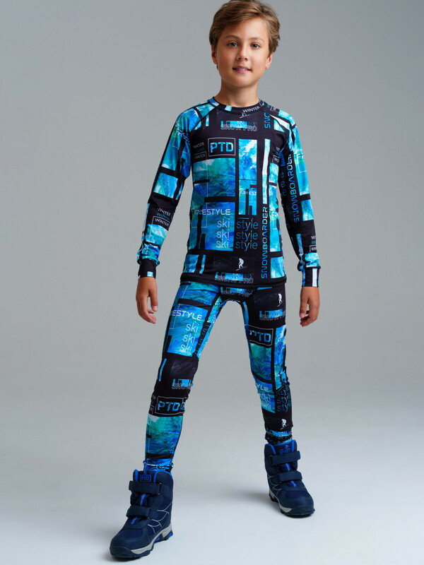 Термокомплект трикотажный для мальчиков: брюки, толстовка