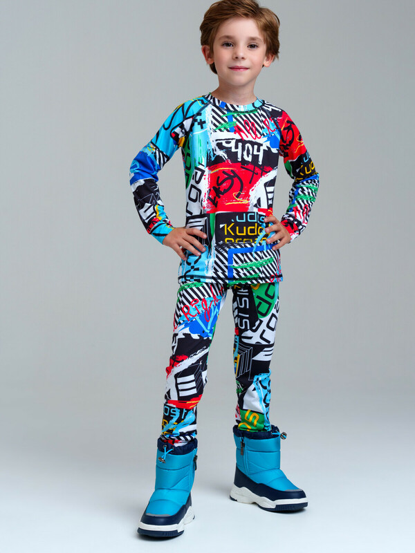 Термокомплект трикотажный для мальчиков: брюки, толстовка