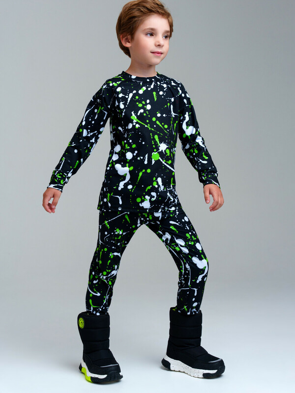 Термокомплект трикотажный для мальчиков: брюки, толстовка
