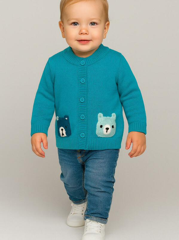 Кардиган детский трикотажный для мальчиков