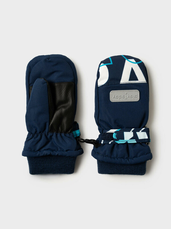 Варежки текстильные для мальчиков