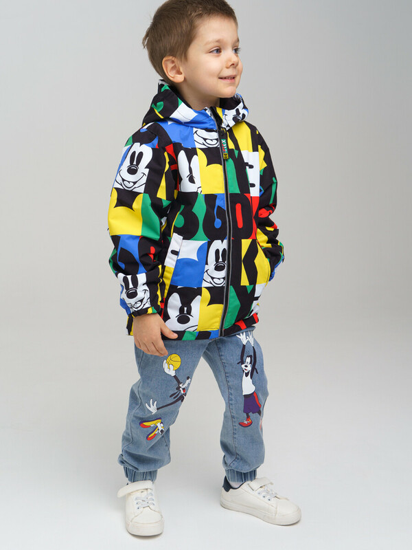 Куртка текстильная с полиуретановым покрытием для мальчиков