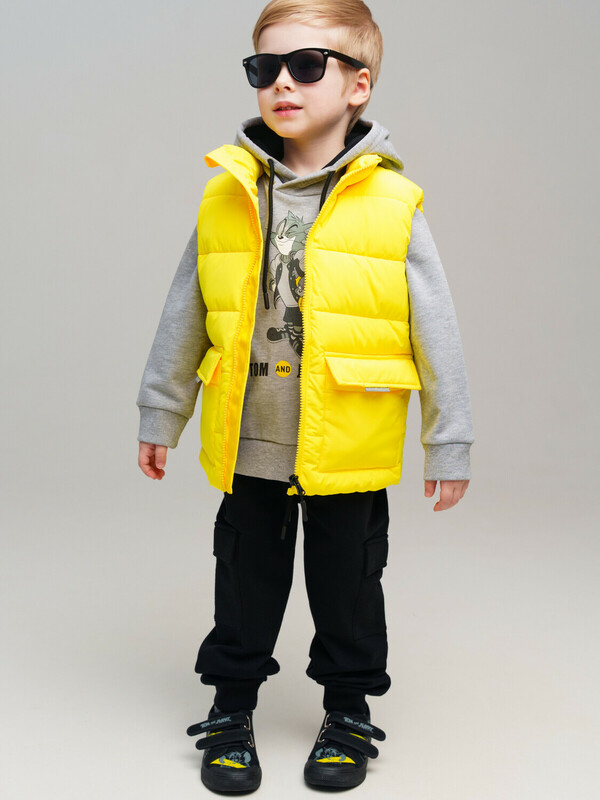 Жилет текстильный с полиуретановым покрытием для мальчиков