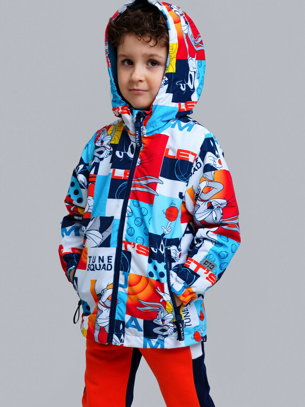 Куртка текстильная с полиуретановым покрытием для мальчиков (ветровка)