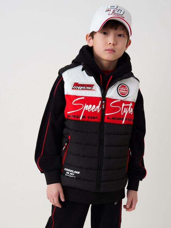 Жилет текстильный с полиуретановым покрытием для мальчиков