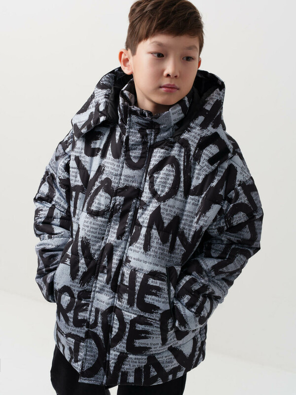 Куртка текстильная с полиуретановым покрытием для мальчиков