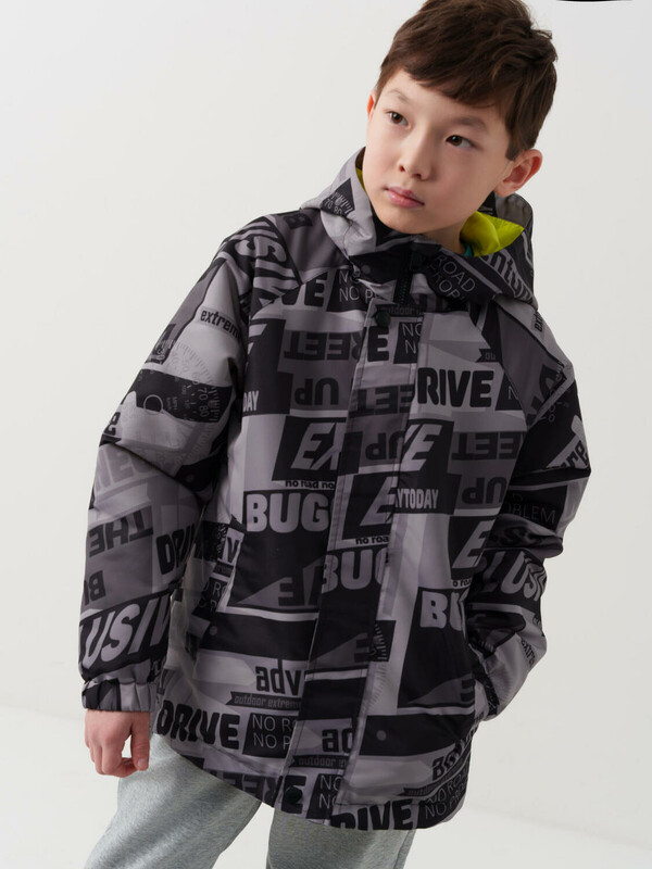 Куртка текстильная с полиуретановым покрытием для мальчиков (ветровка)