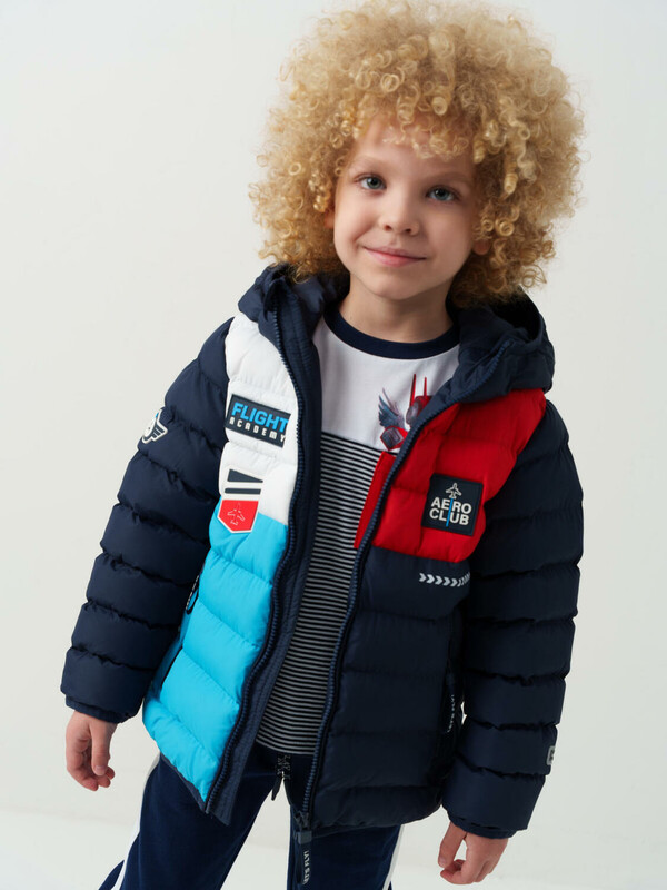 Куртка текстильная с полиуретановым покрытием для мальчиков