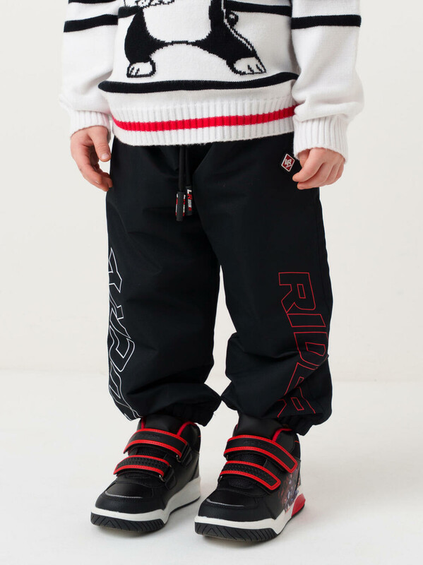 Брюки текстильные с полиуретановым покрытием для мальчиков