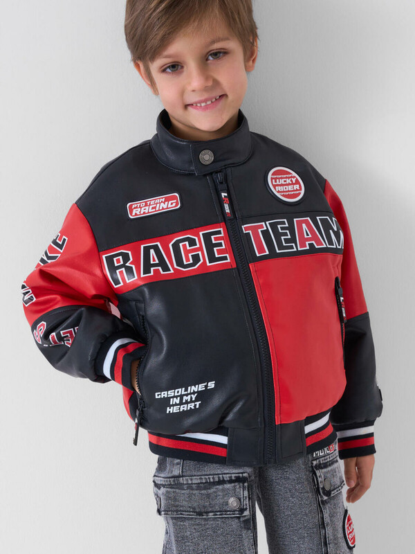 Куртка кожаная для мальчиков