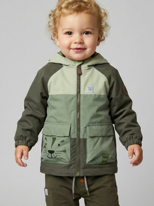 Куртка детская текстильная с полиуретановым покрытием для мальчиков (ветровка)