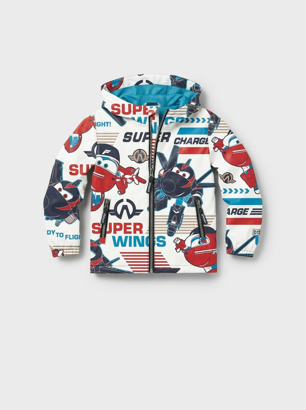 Куртка текстильная с полиуретановым покрытием для мальчиков (ветровка)