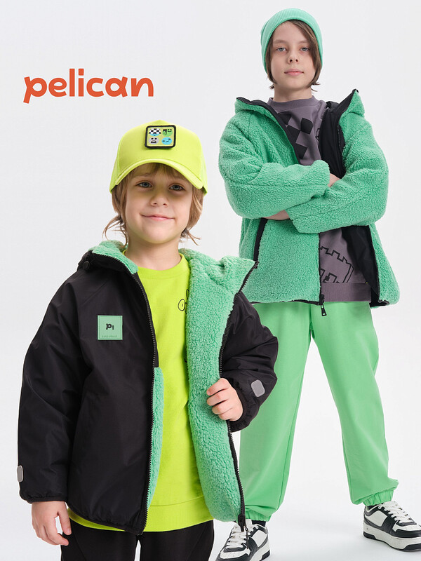 Двусторонняя ветровка для мальчиков