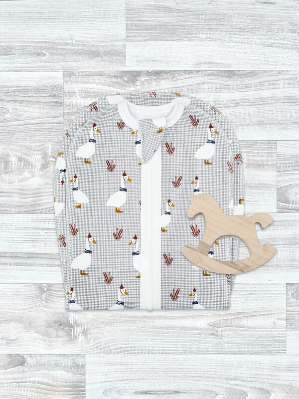 Пелёнка-кокон Mjolk Гуси 3-6кг