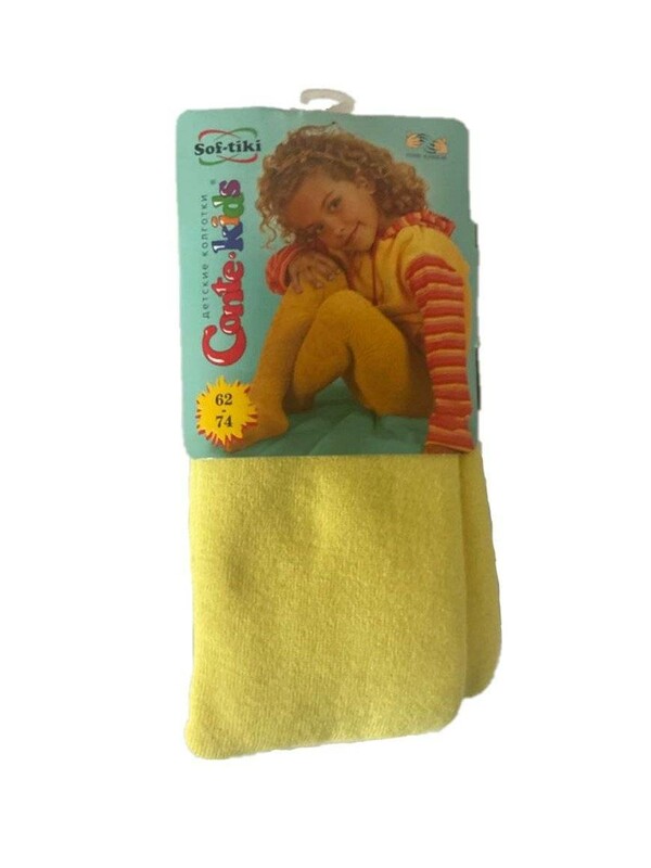 Колготки детские Conte-kids Колготки SOF-TIKI (махровые внутри) с рисунками