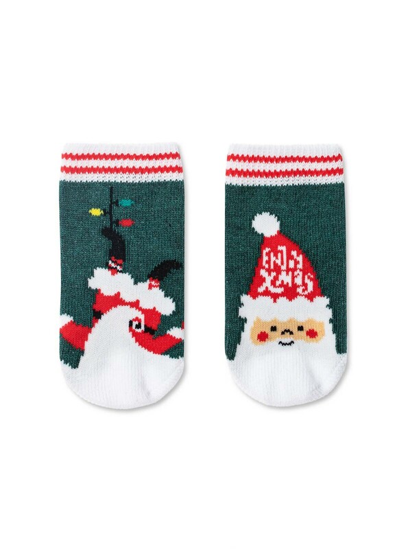 Новогодние CONTE-KIDS NEW YEAR Новогодние носки для самых маленьких «Enjoy Xmas»