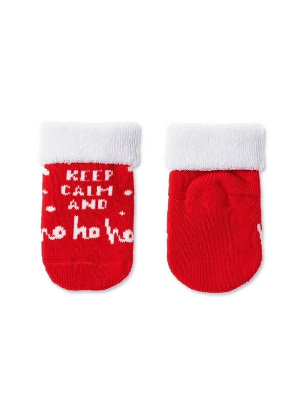 Носки детские CONTE-KIDS Новогодние носки для самых маленьких «Ho-ho»