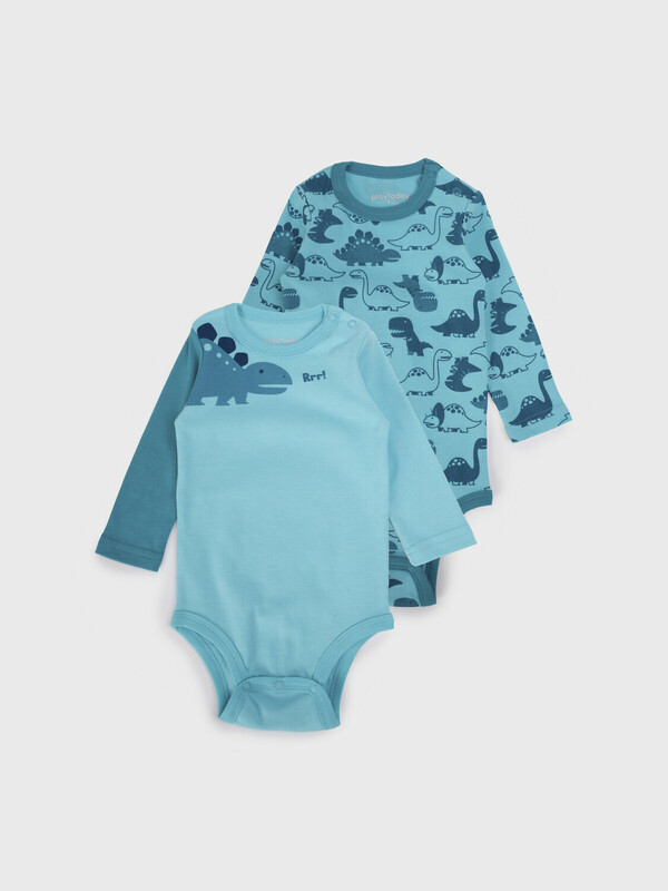 Боди детское трикотажное для мальчиков, 2 шт в комплекте