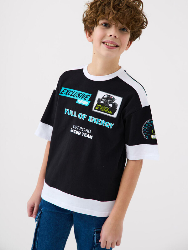 Фуфайка трикотажная для мальчиков (футболка)