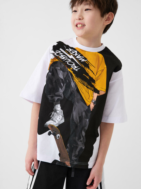 Фуфайка трикотажная для мальчиков (футболка)