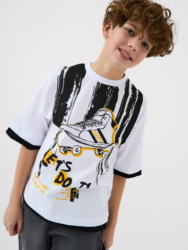 Фуфайка трикотажная для мальчиков (футболка)