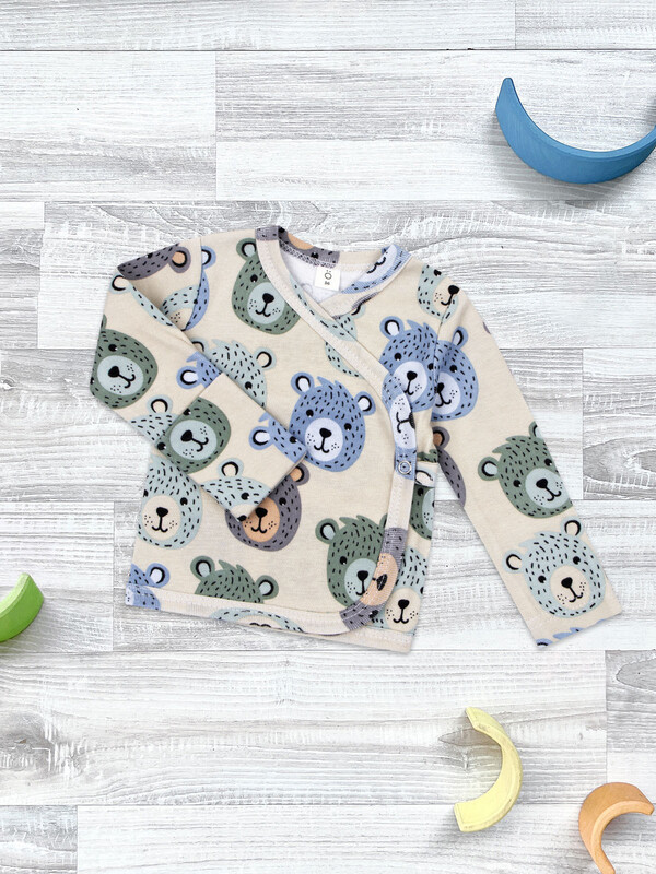 Распашонка Mjolk Мишки Гризли