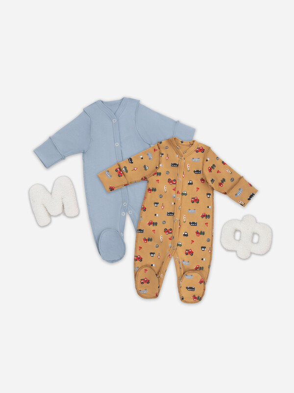 КОМБИНЕЗОН НАТЕЛЬНЫЙ ДЕТСКИЙ (2ШТ.) 14005-1-2