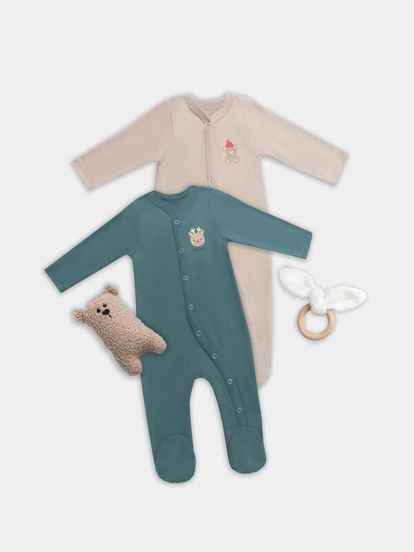 КОМБИНЕЗОН НАТЕЛЬНЫЙ ДЕТСКИЙ (2ШТ.) 14005-2