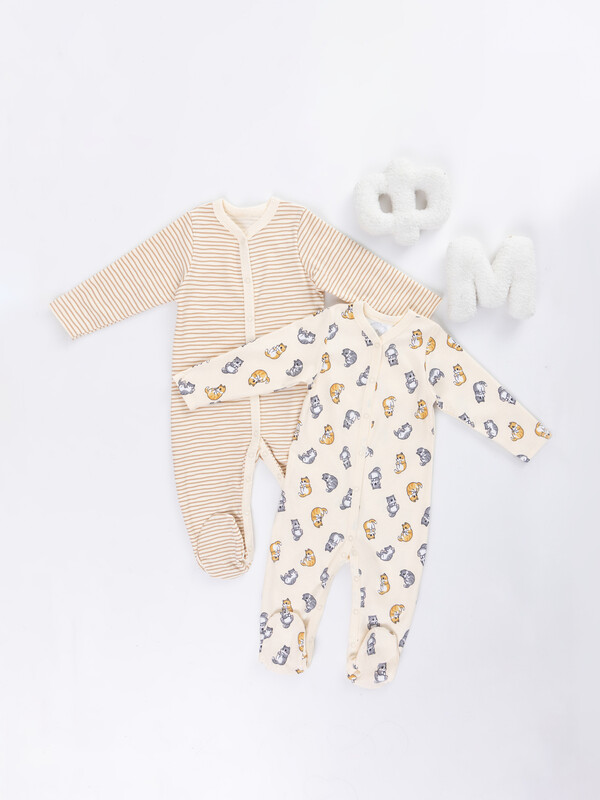 КОМБИНЕЗОН НАТЕЛЬНЫЙ ДЕТСКИЙ (2ШТ.) 14005-2